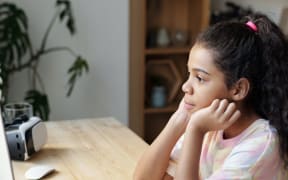 child thinking