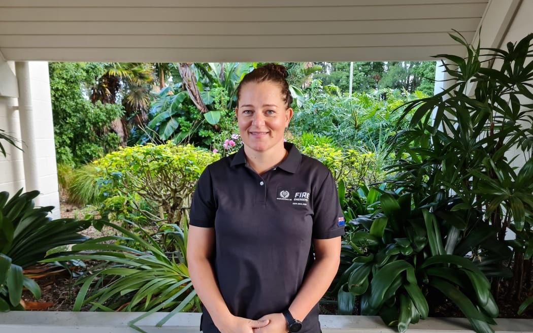 FENZ firefighter Emma Gibb.