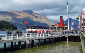 A celebratory excursion was held for the 110th birthday of the TSS Earnslaw, in Queenstown's Lake Whakatipu.
