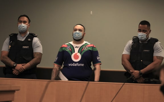 Eli Epiha at his sentencing at the High Court in Auckland.