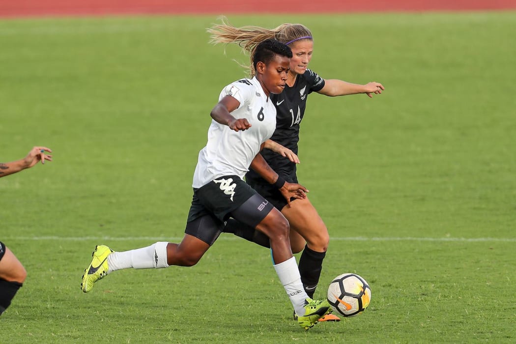 Cema Nasau was sent off just before halftime.