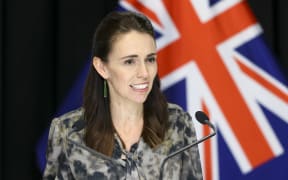 Prime Minister Jacinda Ardern speaks to media during a press conference at Parliament on April 02, 2020 in Wellington, New Zealand.