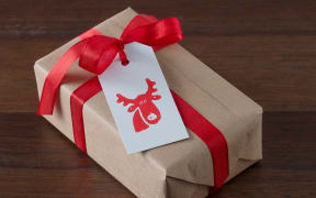 A file photo of a Christmas present