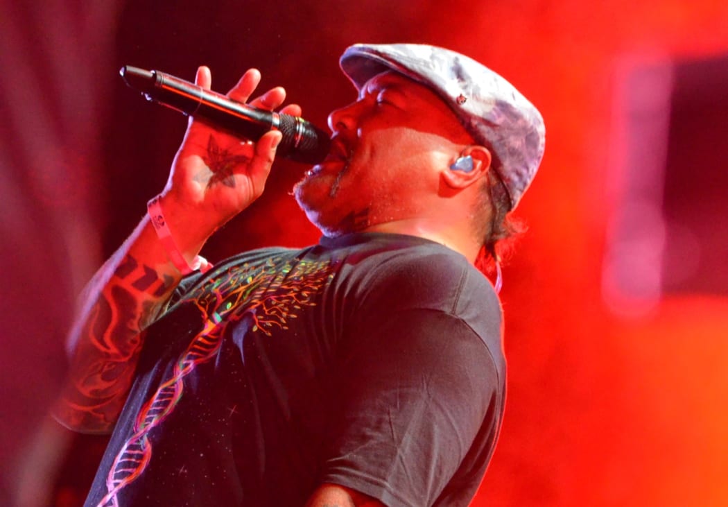 P Digsss of Shapeshifter performing at WOMAD 2020