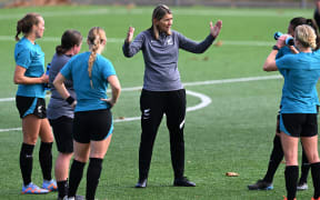 Coach Jitka Klimková.
New Zealand Football Ferns