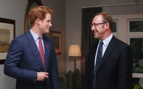 Prince Harry and Andrew Little