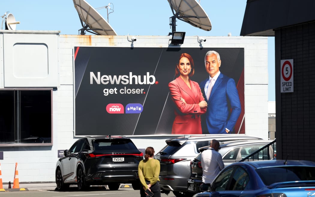 AUCKLAND, NEW ZEALAND - FEBRUARY 29: The Newshub offices and broadcast studios are pictured on February 29, 2024 in Auckland, New Zealand. Warner Bros Discovery announced plans to close Newshub in June with consultations to take place until a final decision is made in April. (Photo by Phil Walter/Getty Images)