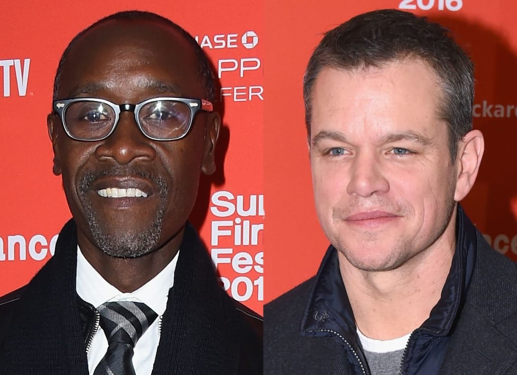 Don Cheadle and Matt Damon