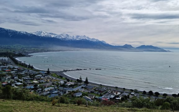 Looking north across Kaikōura.