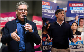 Keir Starmer (left) and Rishi Sunak (right) made their last pitches on the campaign yesterday.