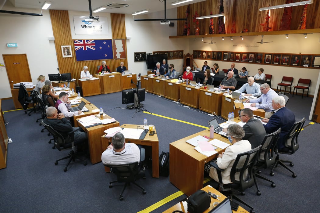 Today's WDC extraordinary meeting where the council voted to abandon the $136 million Oruku conference centre.