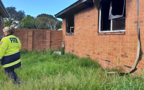 Fire and emergency received multiple calls about the fire on East Tāmaki Road in Ōtara.