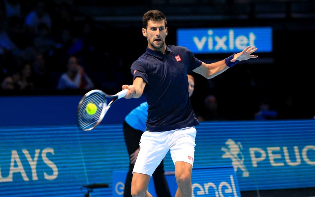 Novak Djokovic at the 2016 ATP Tour Finals.