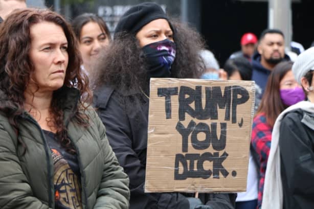 Photo essay: Thousands march in solidarity with Black Lives Matter | RNZ
