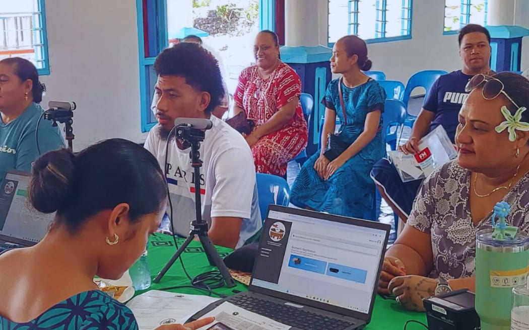 The Office of the Electoral Commission conducting voter registrations in Auala, Vaisala, Fagasa, and Sataua in June.