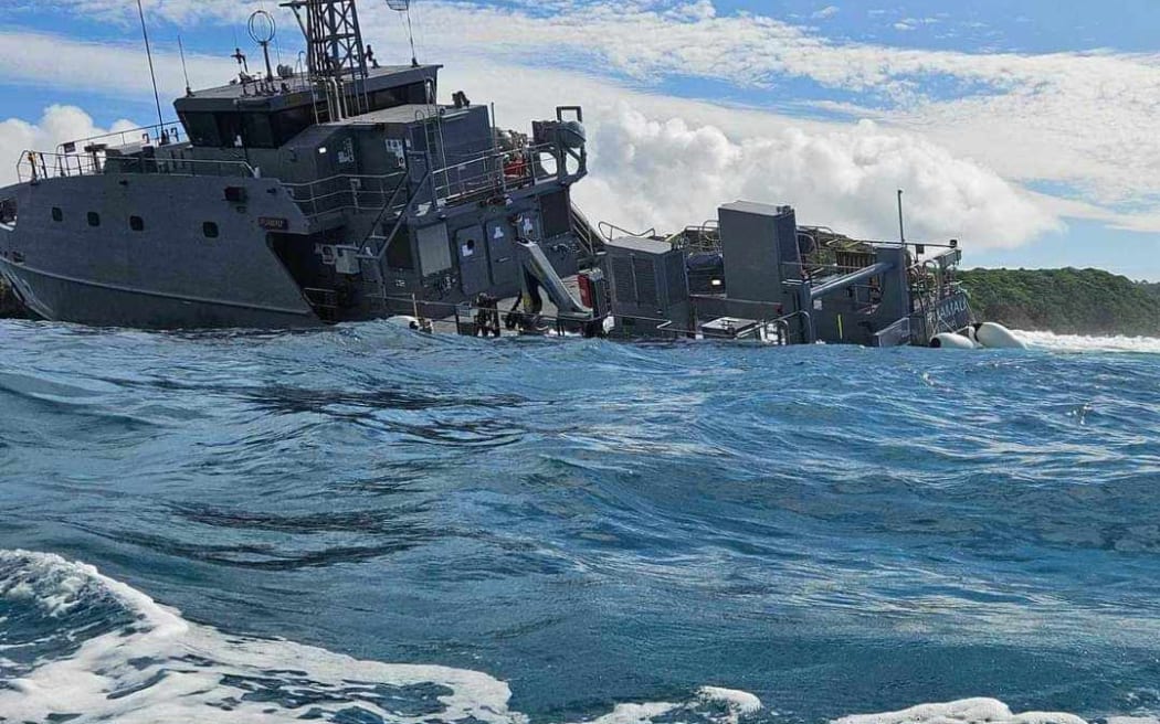 The ship struck Fulaga Reef on Tuesday, June 11, while conducting a two-week patrol mission exercise.
