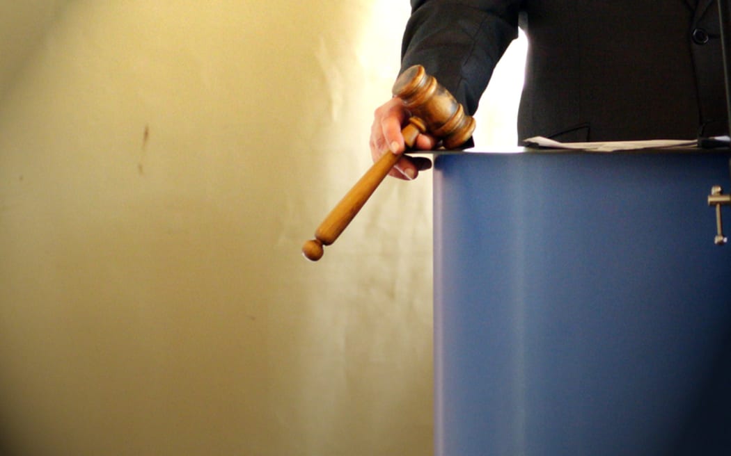 An auction hammer.