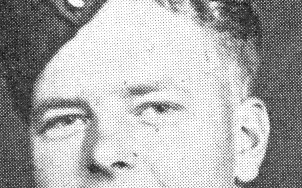 Portrait of Warrant Officer J.K. Stellin, from The Weekly news issue 25 October 1944, page 24.