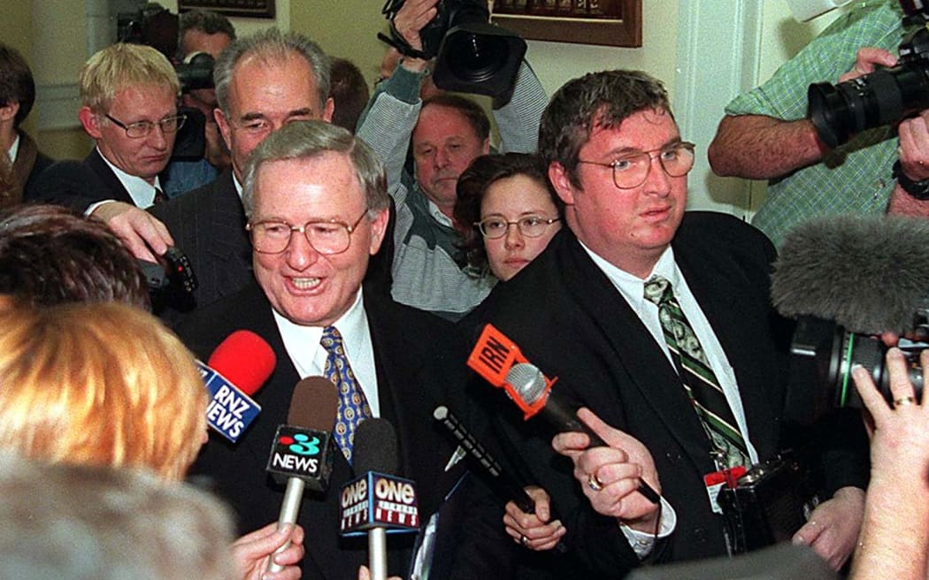 PM Jim Bolger in 1999