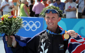 2004 Olympic triathlon champion Hamish Carter.
