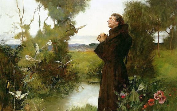 St Francis - Albert Chevallier Tayler (1898)