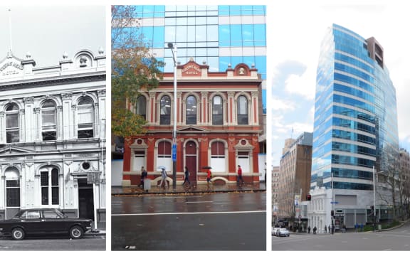 Queen's Head facade in Auckland