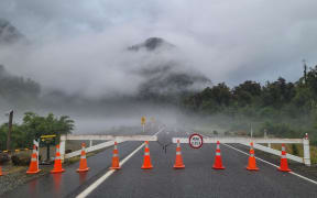 The road to Franz Josef remains closed following heavy rain in Westland in recent days.