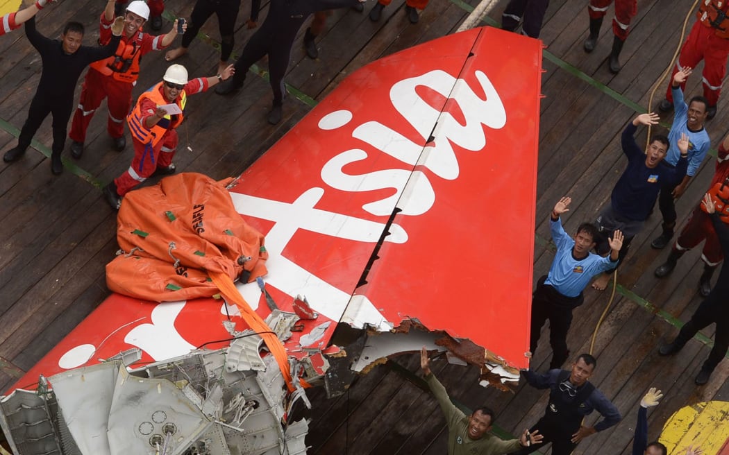 tail of AirAsia plane