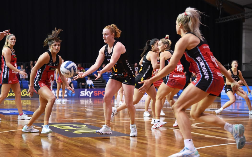 Magic player Samantha Winders during their ANZ Championship Netball game