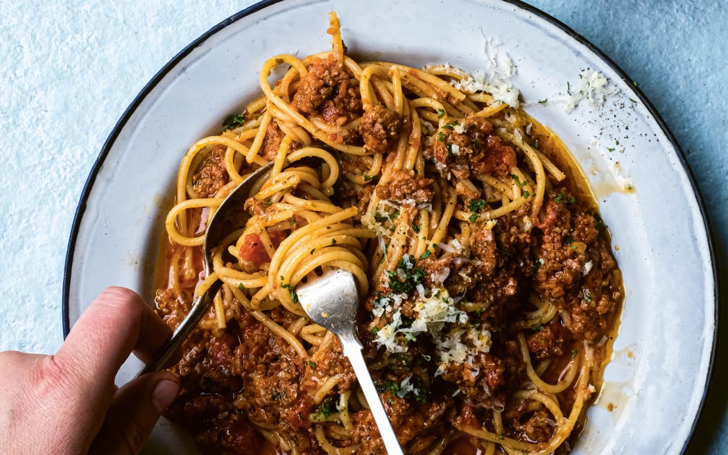 Sam's Secret-Ingredients Bolognese | RNZ Recipes