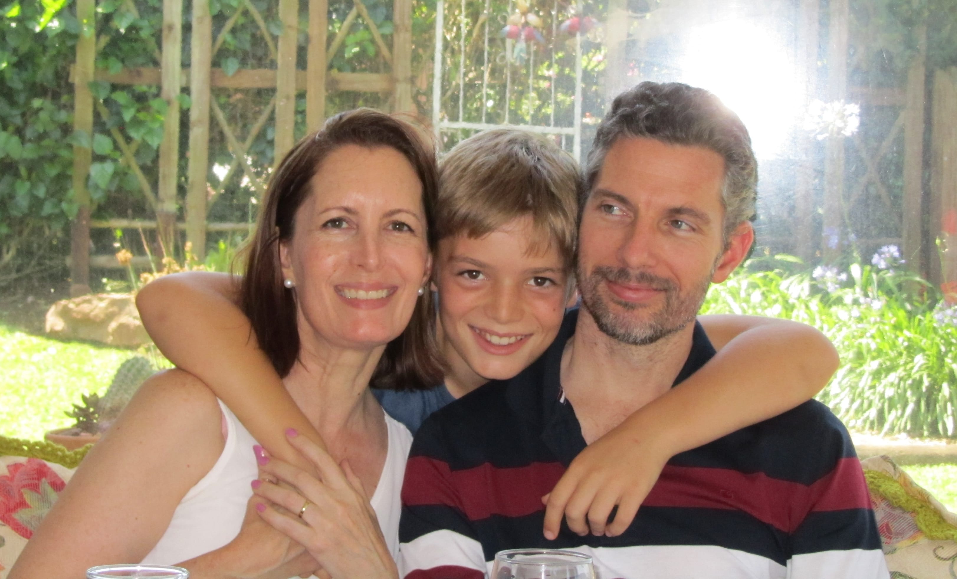 Hutt Valley High School teacher Cameron Conradie is apart from his wife Tanya and son Aidan. who are in South Africa.