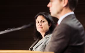 Director-General of Health Dr Ashley Bloomfield, and Associate Health Minister Dr Ayesha Verrall.