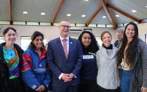 Left to right: Jasmine Hope, Prerna Chaudhary, David Clark, Rosita Fa’avesi, Raquel Barbiellini, Theresa.