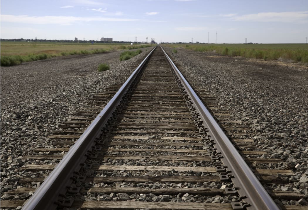 Railroad tracks. Railway tracks. generic