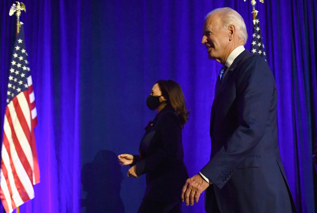 Joe Biden and Kamala Harris.