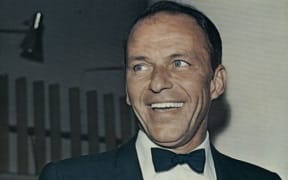 Frank Sinatra on the cover of the 1966 German album version of 'Strangers in the Night'