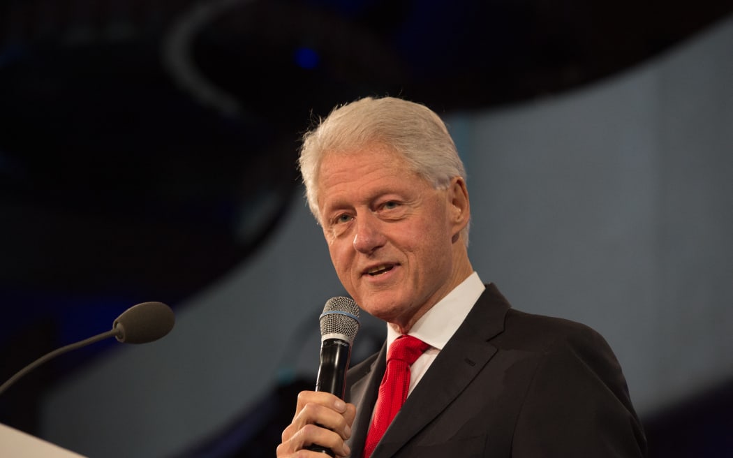 Former President and Founding Chairman of the Clinton Global Initiative Bill Clinton speaks at the closing Plenary Session: Imagine All The People at the Clinton Global Initiative, on September, 21, 2016 in New York.