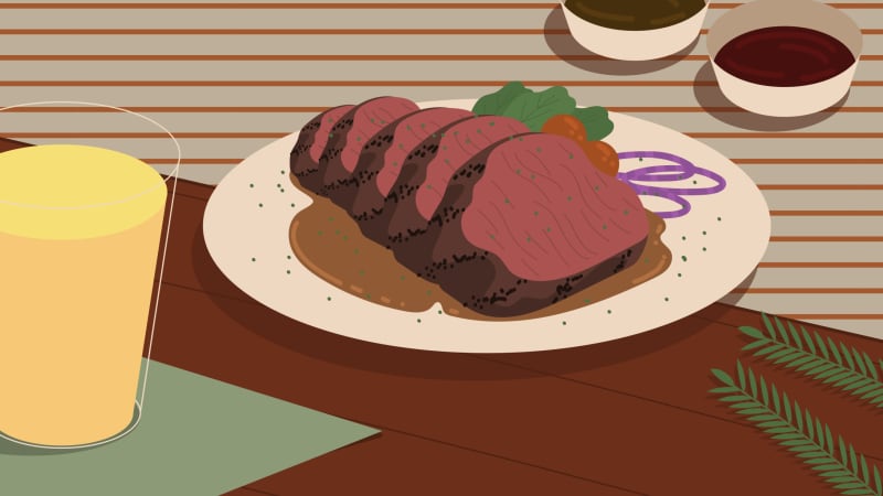 Carnivore diet illustration.