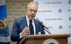 File photo: Anthony Pratt speaks at the forum organized by the Wall Street Journal at the USDA headquarters in the Jamie L. Whitten Federal Building in Washington, D.C., March 7, 2018.