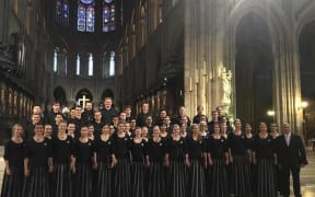 New Zealand Youth Choir perform at Notre-Dame Cathedral in 2016