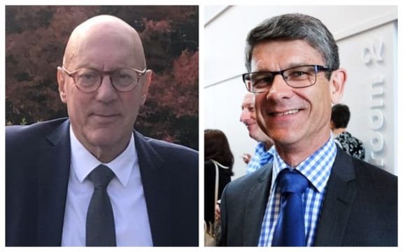 Queenstown Mayor, left, and Tourism Industry Aotearoa CEO on right