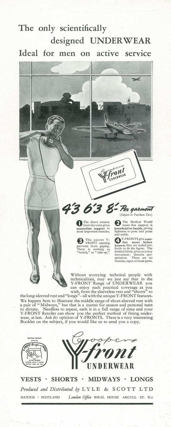 Jockey advertisement