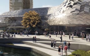 A concept image for the Convention Centre Precinct on CCDU's website.