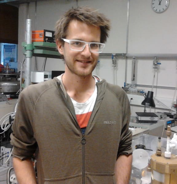 Physicist Ben Mallett, from the University of Auckland.