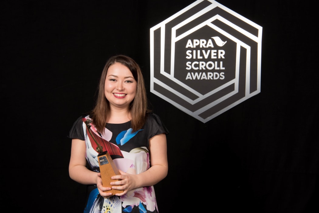 Salina Fisher, winner of the SOUNZ Contemporary Award at the 2016 APRA Silver Scrolls
