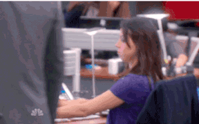 A .GIF of someone frantically typing as their boss walks past