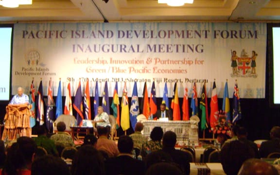The Inaugural Pacific Islands development Forum, 2013