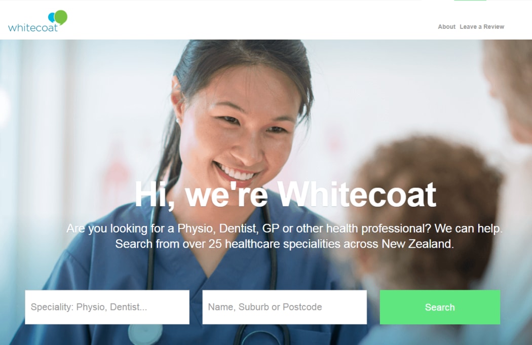 Screenshot of the new Whitecoat website.