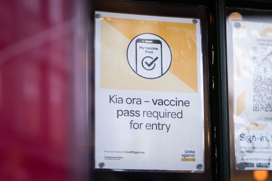 Vaccine Pass Requirement Sign