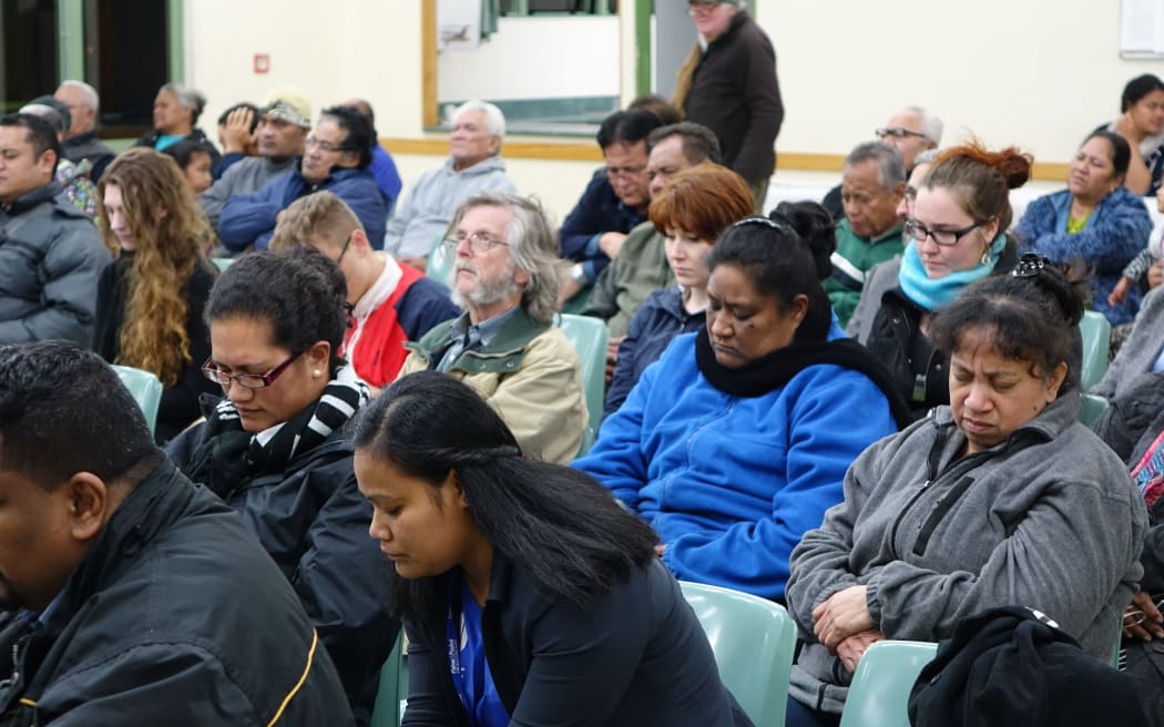 About 70 people turned out last night to support Ioane Teitiota.
